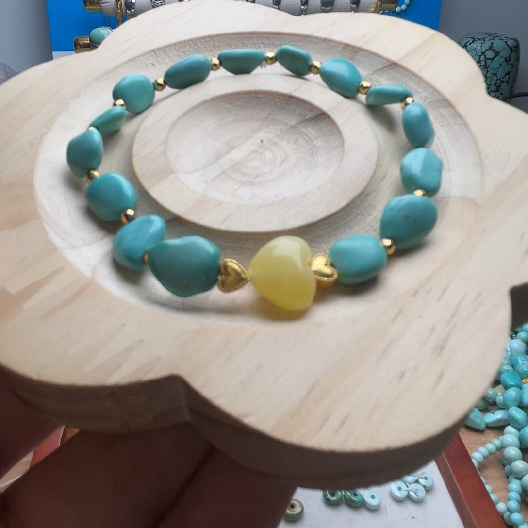 未镶嵌绿松石手串