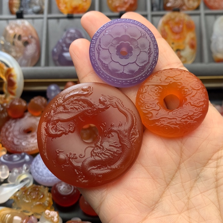 玛瑙/玉髓未镶嵌颈饰