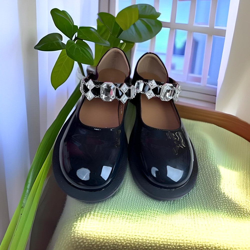 春秋流光秋季皮鞋单鞋黑色女鞋百搭轻奢明星鞋子女款爆款2025新款