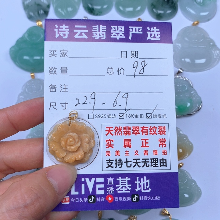 翡翠颈饰未镶嵌天