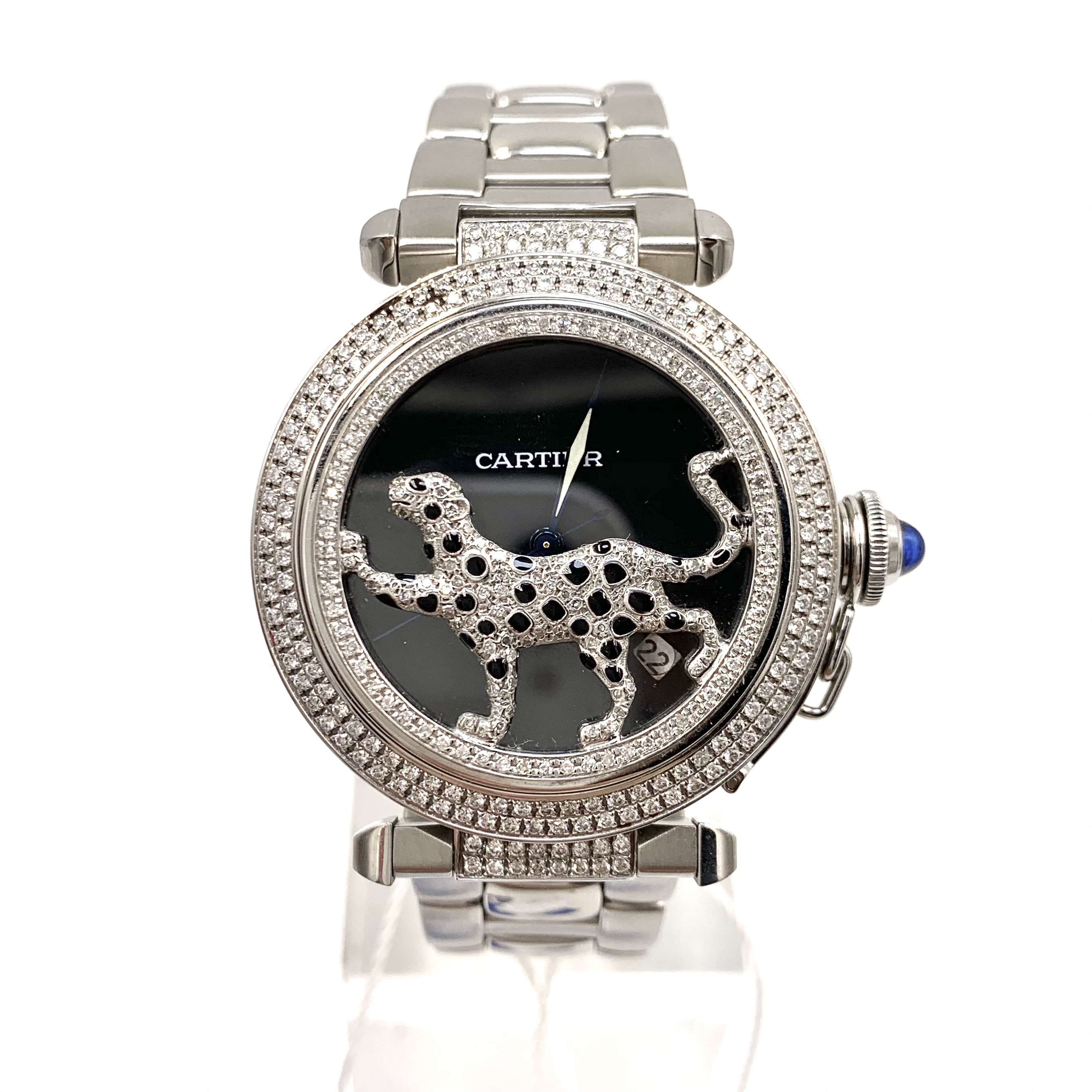 99新 Cartier/卡地亚 帕莎系列/背透款/自动机械/表径38mm/女表