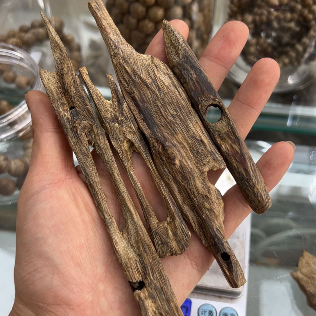 【闪购商品】香榧木木艺品海南种植绿棋树心26克