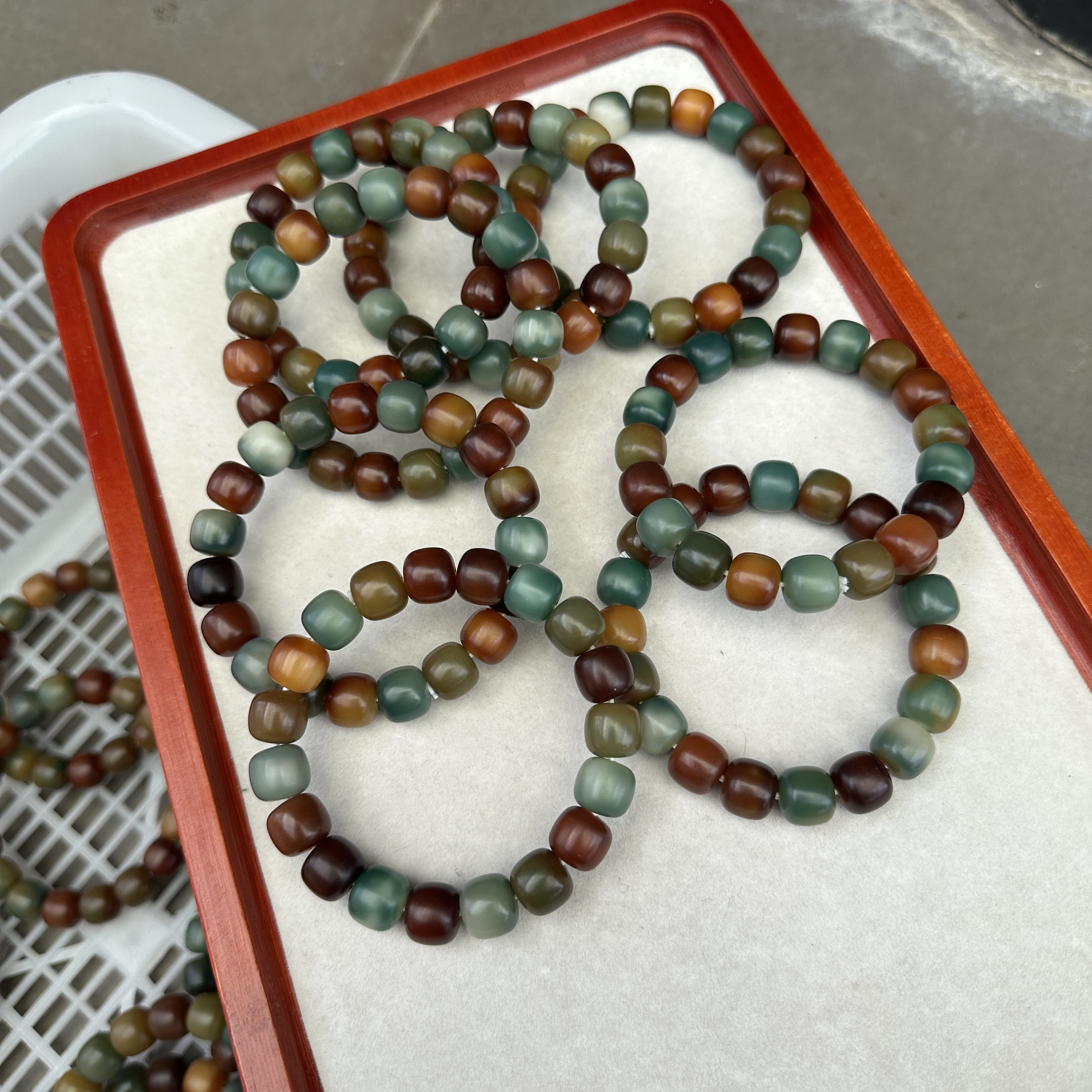 新款菩提根12*13mm手工干磨糖壳