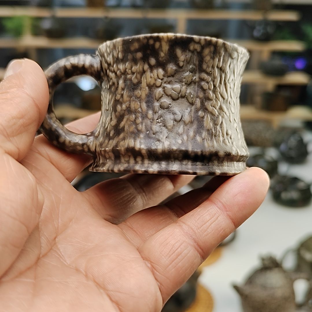 和***君米粒玉天花板竹节杯100毫升