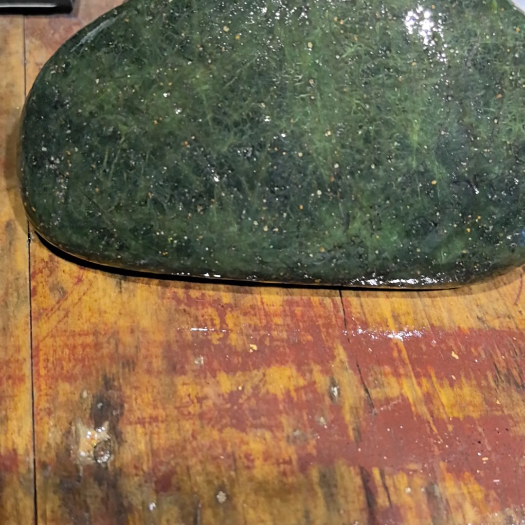 监***平藏玉药王石原石一个摆件