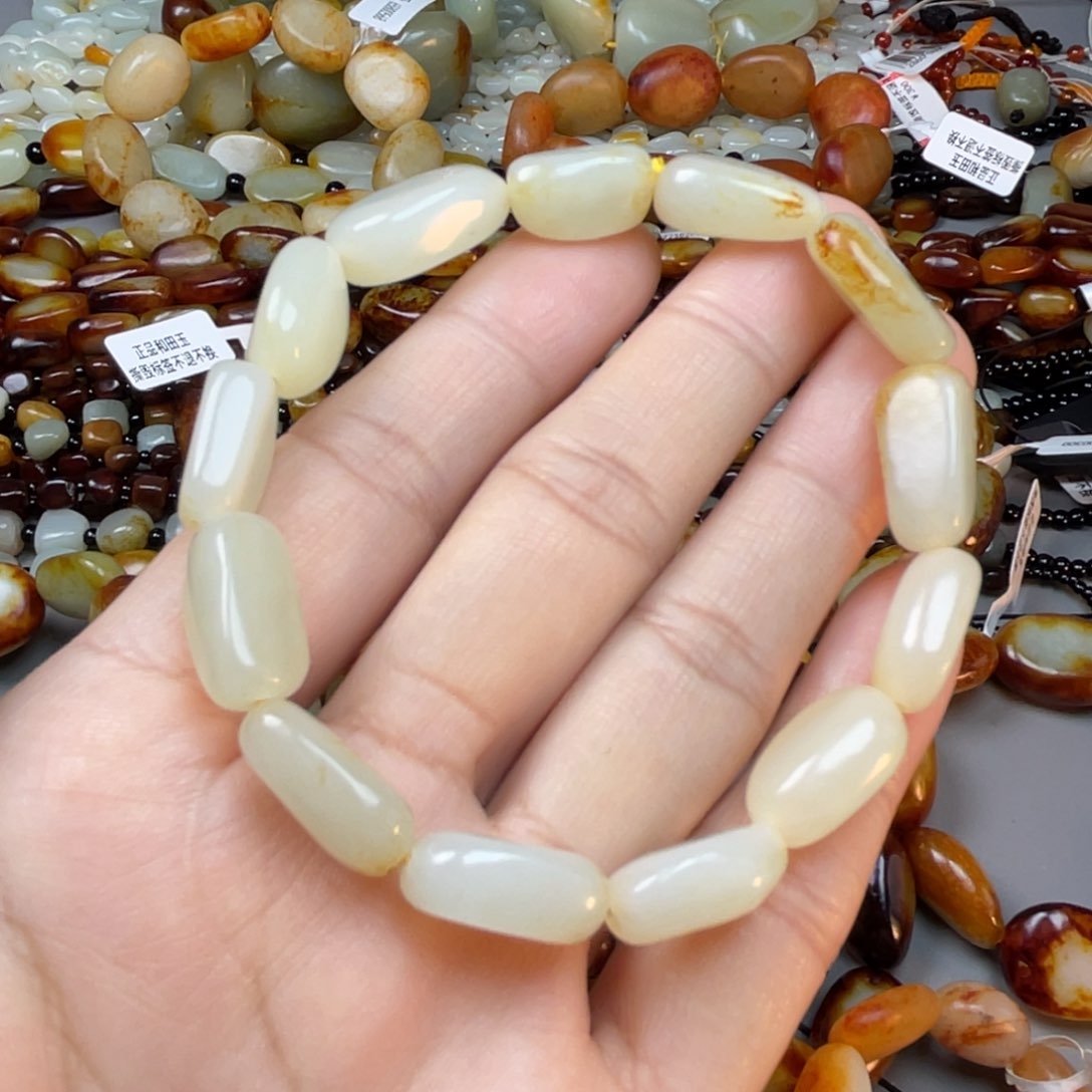 和田玉手链未镶嵌