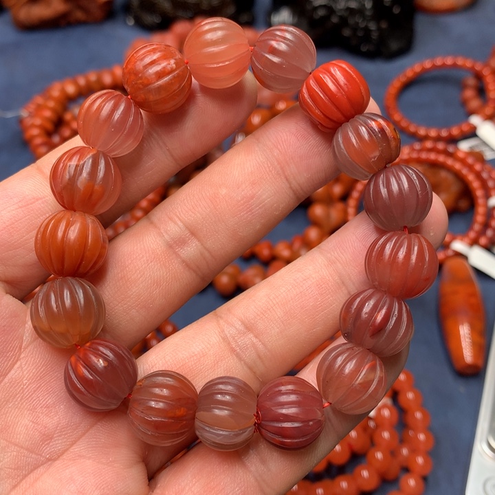 未镶嵌手串南红玛瑙13mm