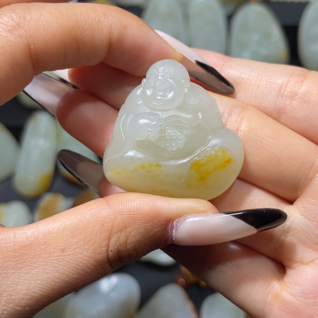 和田玉挂件未镶嵌不***缘