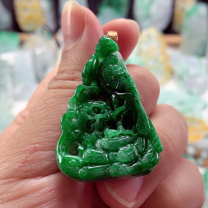 【闪购商品】翡翠吊坠(不含链)未镶嵌