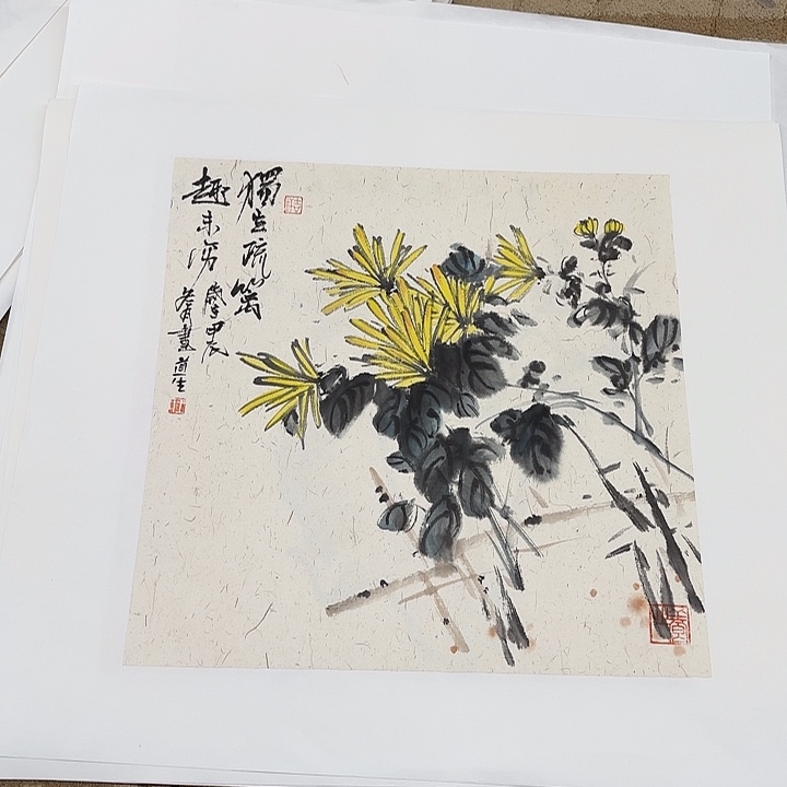 国画花鸟等多种形式进行展示