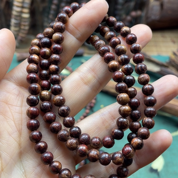 降真香手串/手链海南大叶帝王香0.6多圈