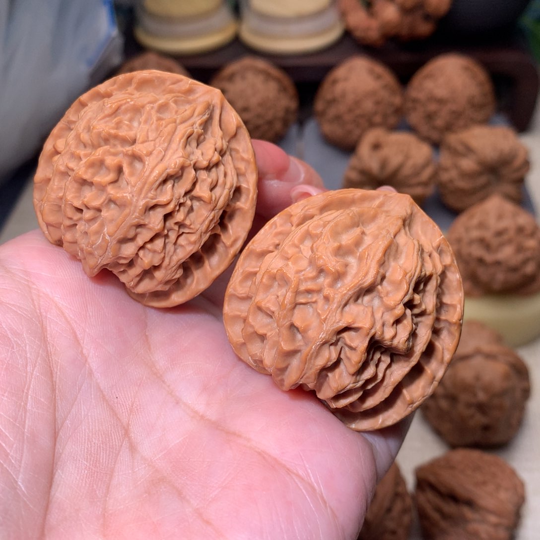 文玩核桃把件苹果
