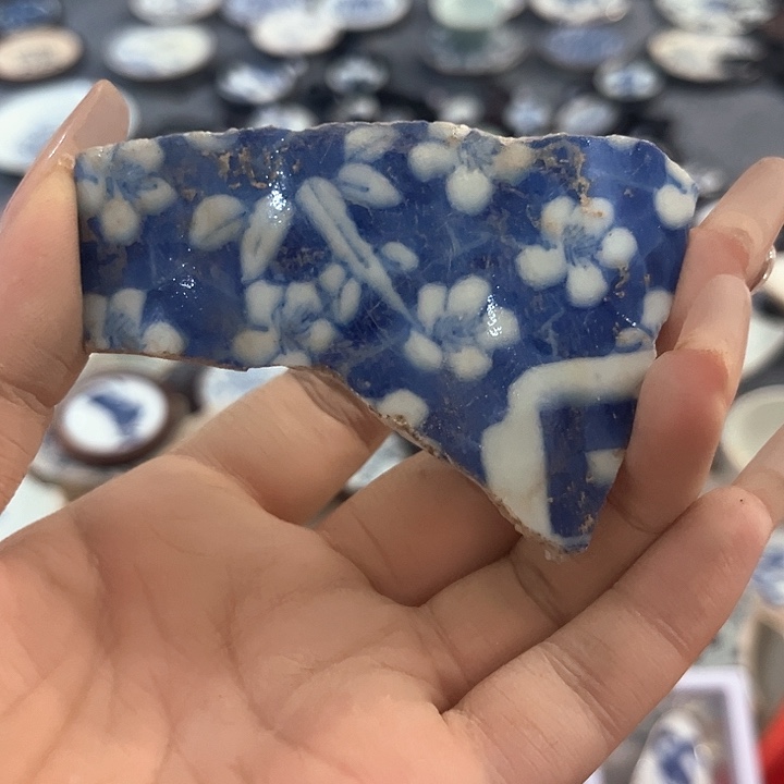 瓷片瓷片茶托喝茶非常不错