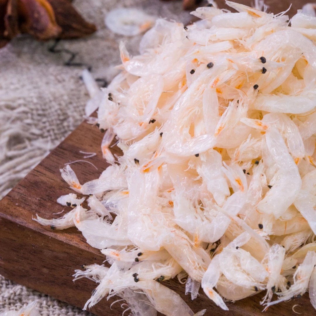 红岛当地虾皮 海鲜干货 自家晾晒即食手工虾皮新鲜营养