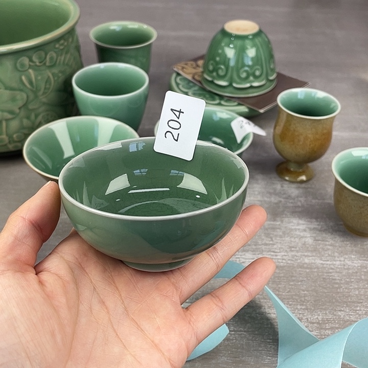 龙泉青瓷哈哈哈哈微微瑕204