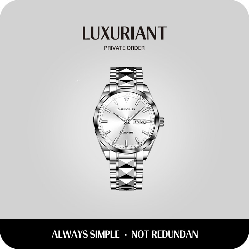 传承系列商务时尚镶钻全自动镂空奢华男士腕表C8051