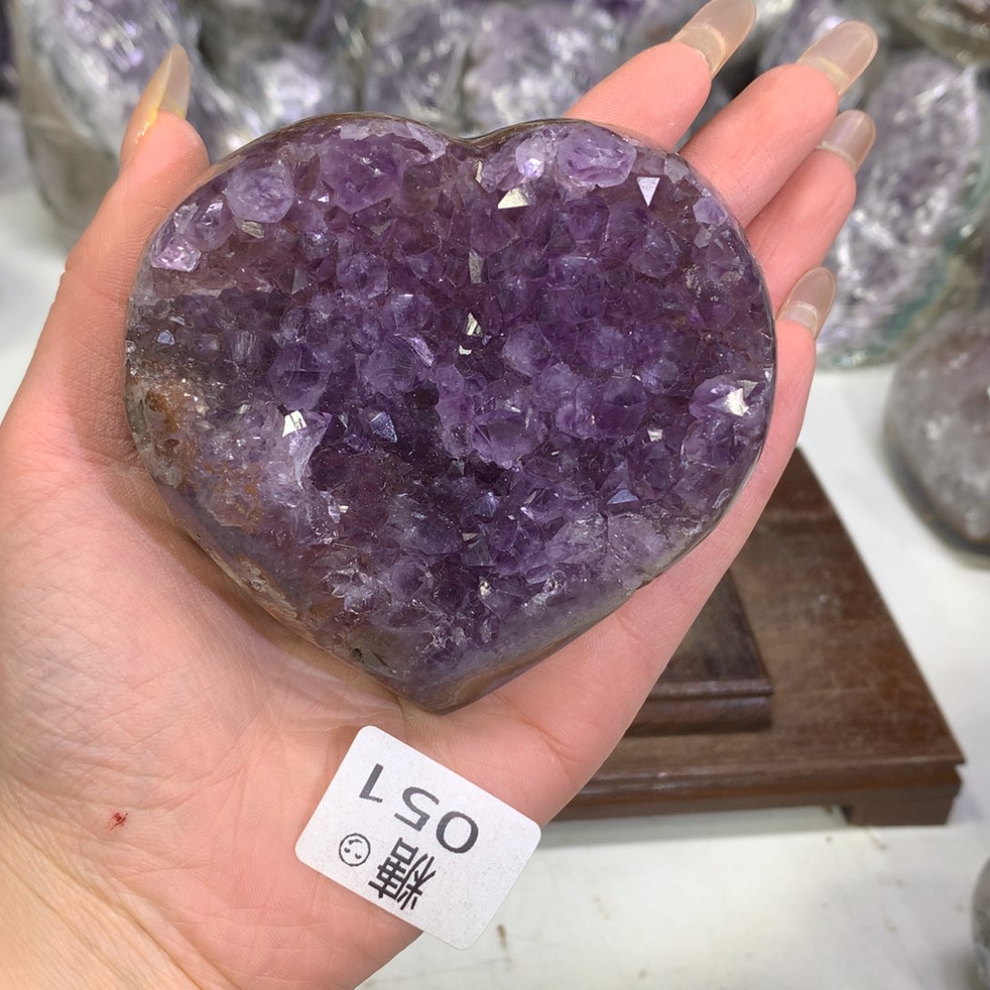 紫晶摆件未镶嵌水晶