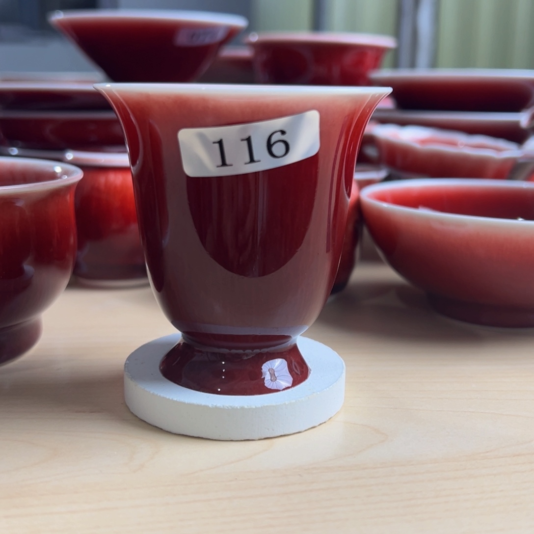 陶景德镇陶瓷郎红微瑕