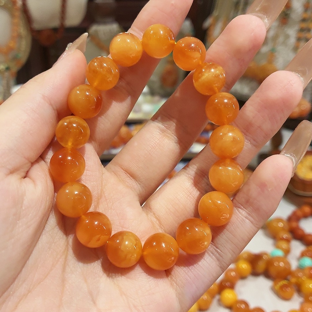 蜜蜡未镶嵌手链手串