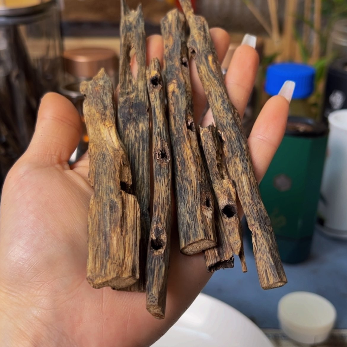 【闪购商品】沉香碎屑沉香奇楠树枝条老料43克