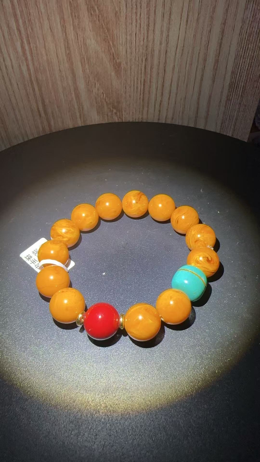 ML0662 精品红绿带蜡单圈（无礼盒）