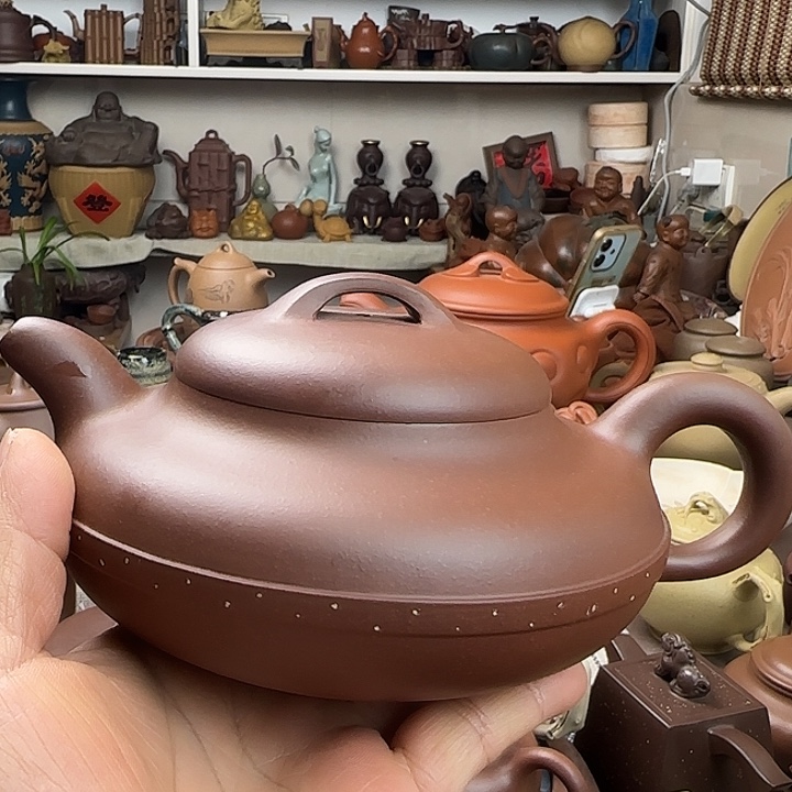 牛***牛茶壶紫泥原矿紫砂