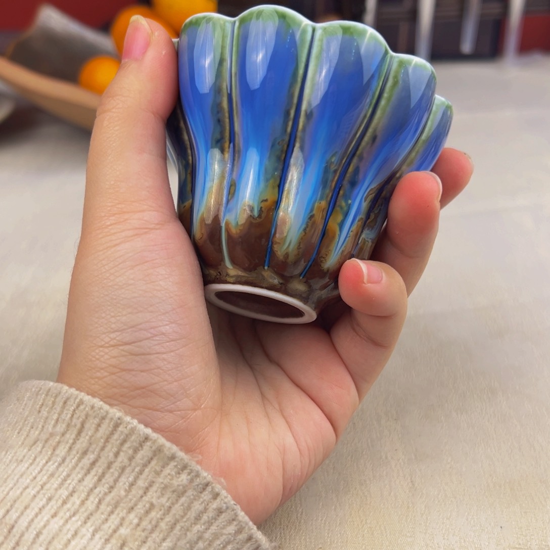 杯纯手工柴烧主人杯