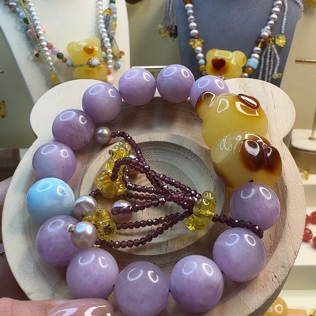 未镶嵌琥珀手链琥珀手串