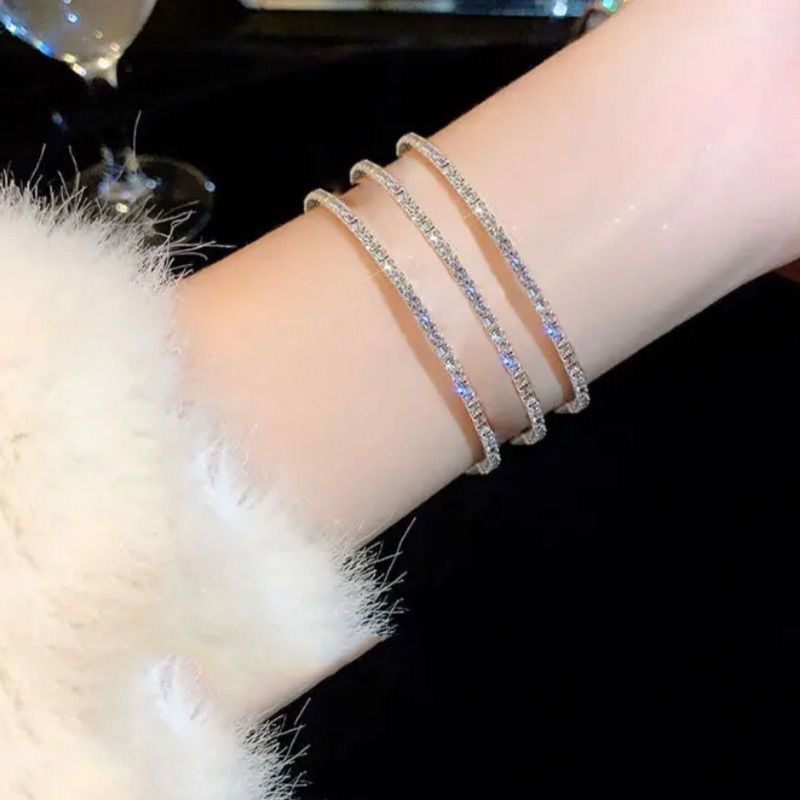 铜合金手链 8461多层超闪钻满天星手链时尚手环轻奢三生三世手饰