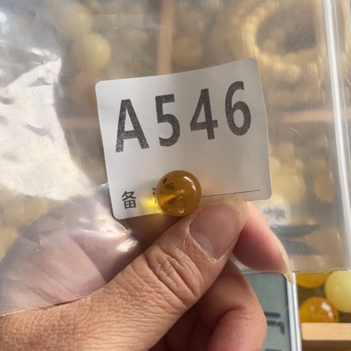 琥珀未镶嵌裸石微瑕13.2冰片