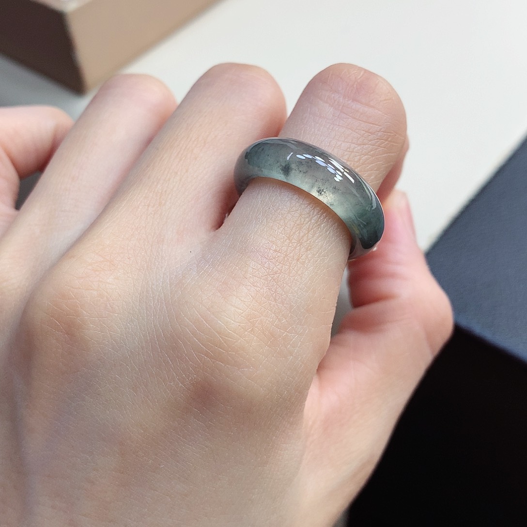 翡翠戒指未镶嵌15号