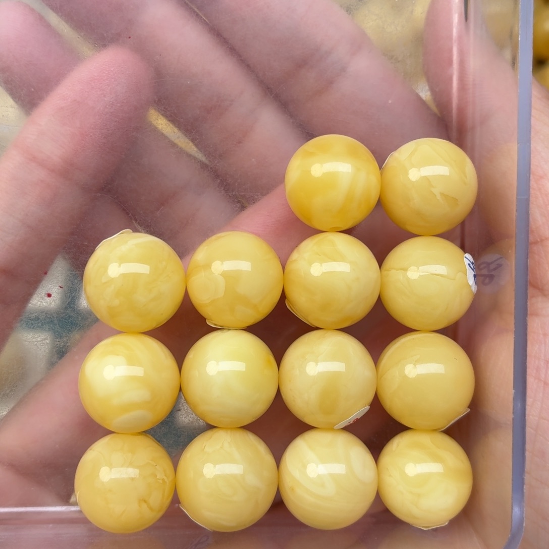 蜜蜡未镶嵌裸石14+蜜蜡手串