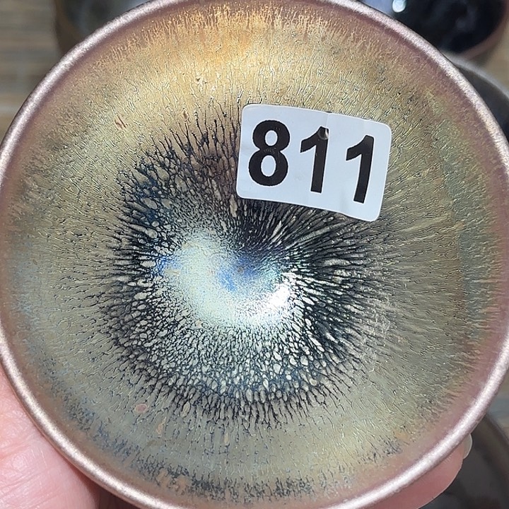 茶盏沐雨茶器柴烧主人杯