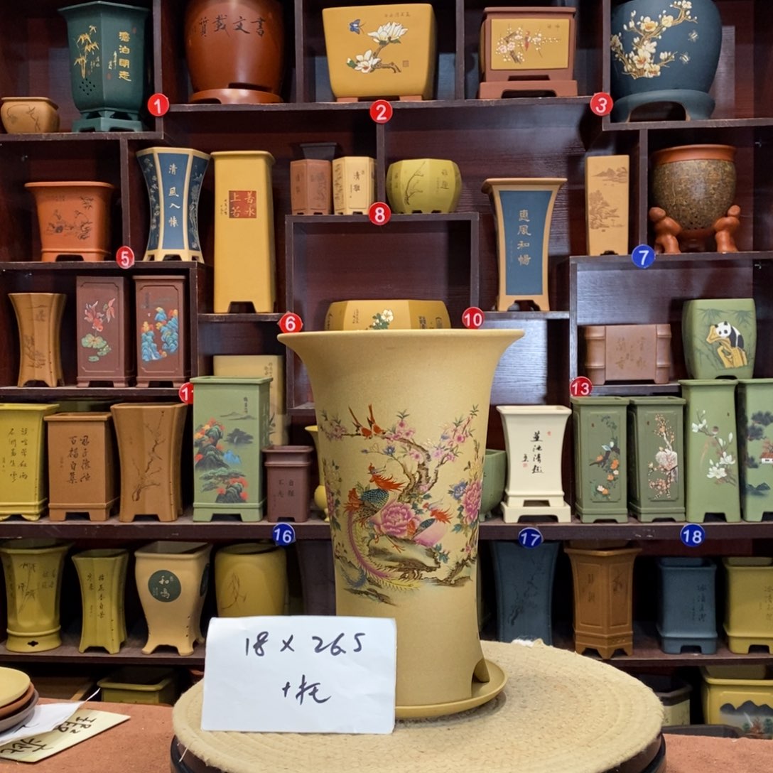 紫砂花盆紫砂艺术