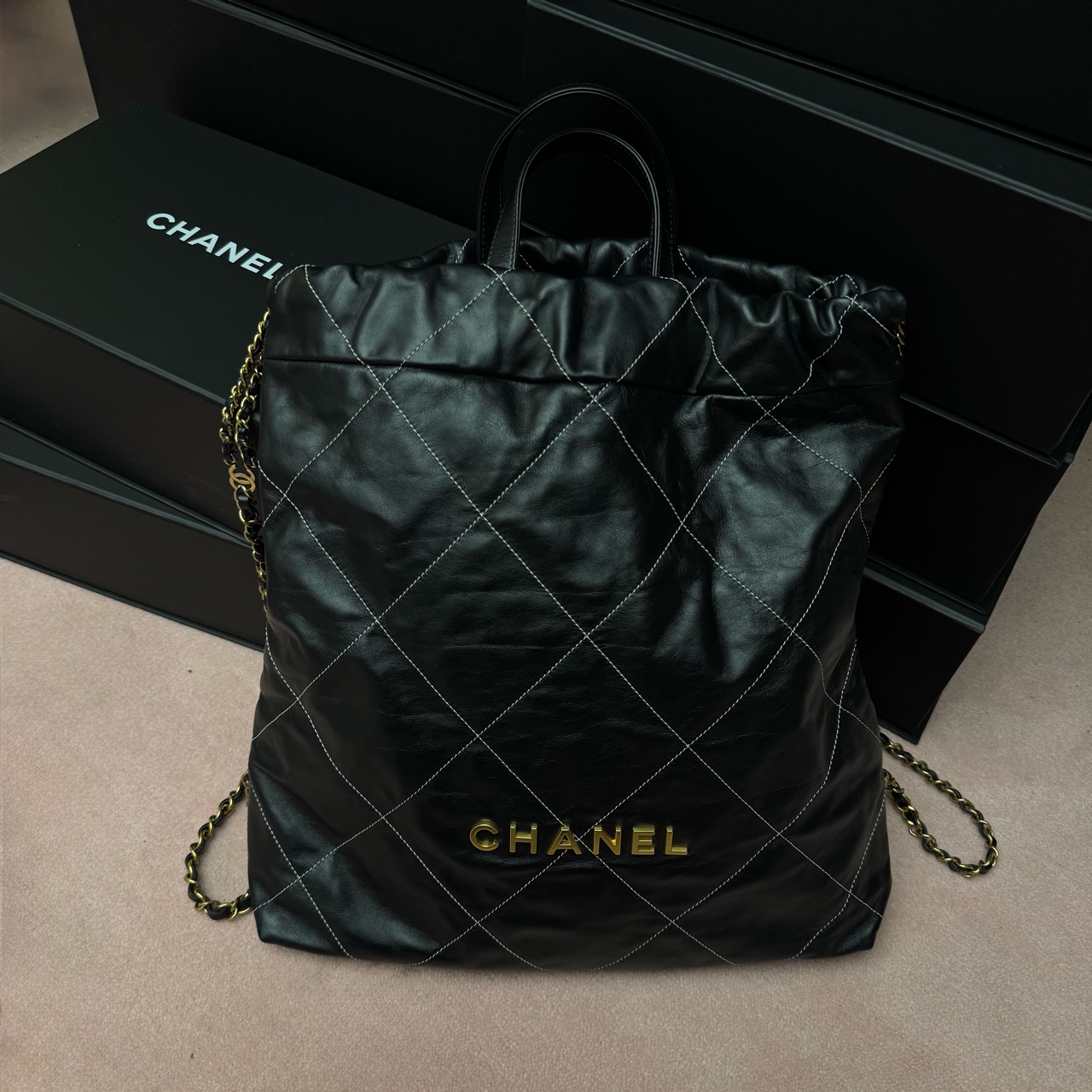 95新 Chanel/香奈儿 乱乱子中古/女士/双肩包/13063409