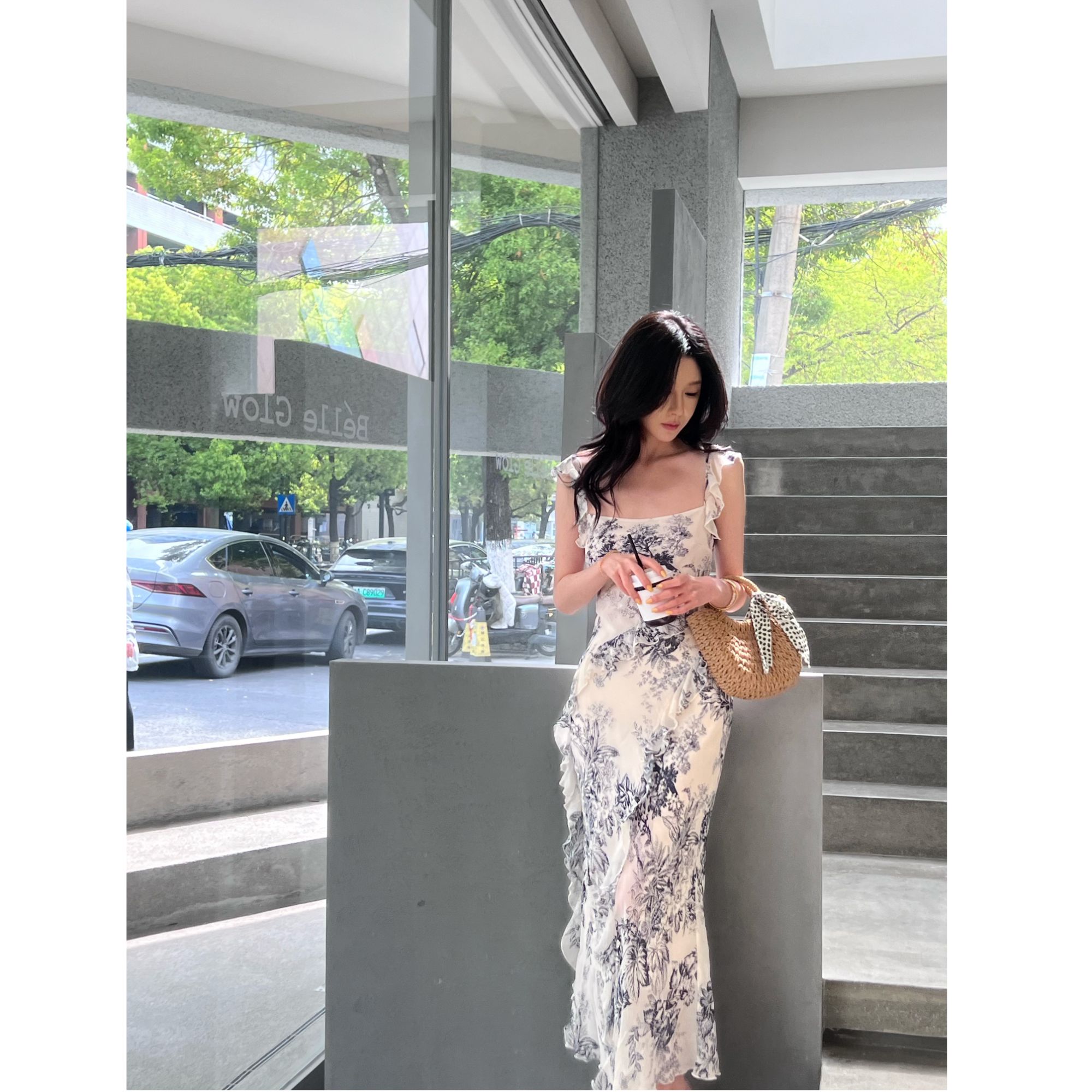 【千金】春夏显瘦气质夏季长款修身连衣裙