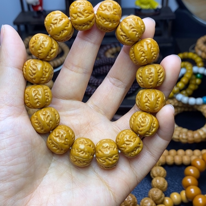 猴头核桃吊坠猴头