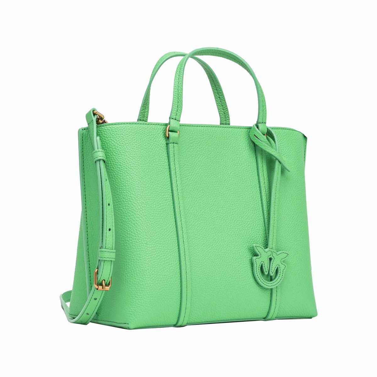 PINKO｜PINKO女士飞鸟挂饰中号单肩手提托特包102833A1LF
