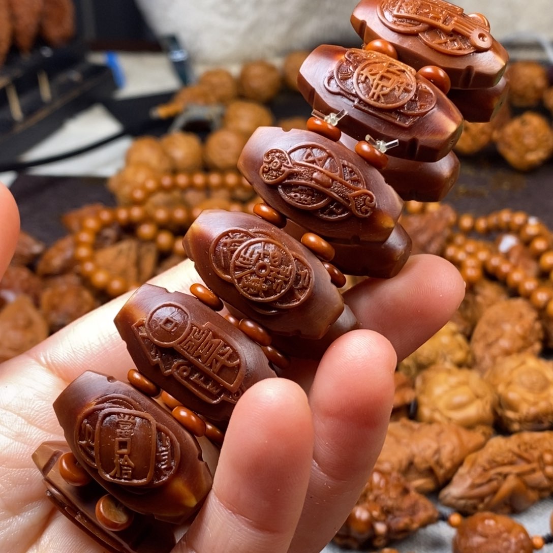 橄榄核手串/手链小*核雕手串