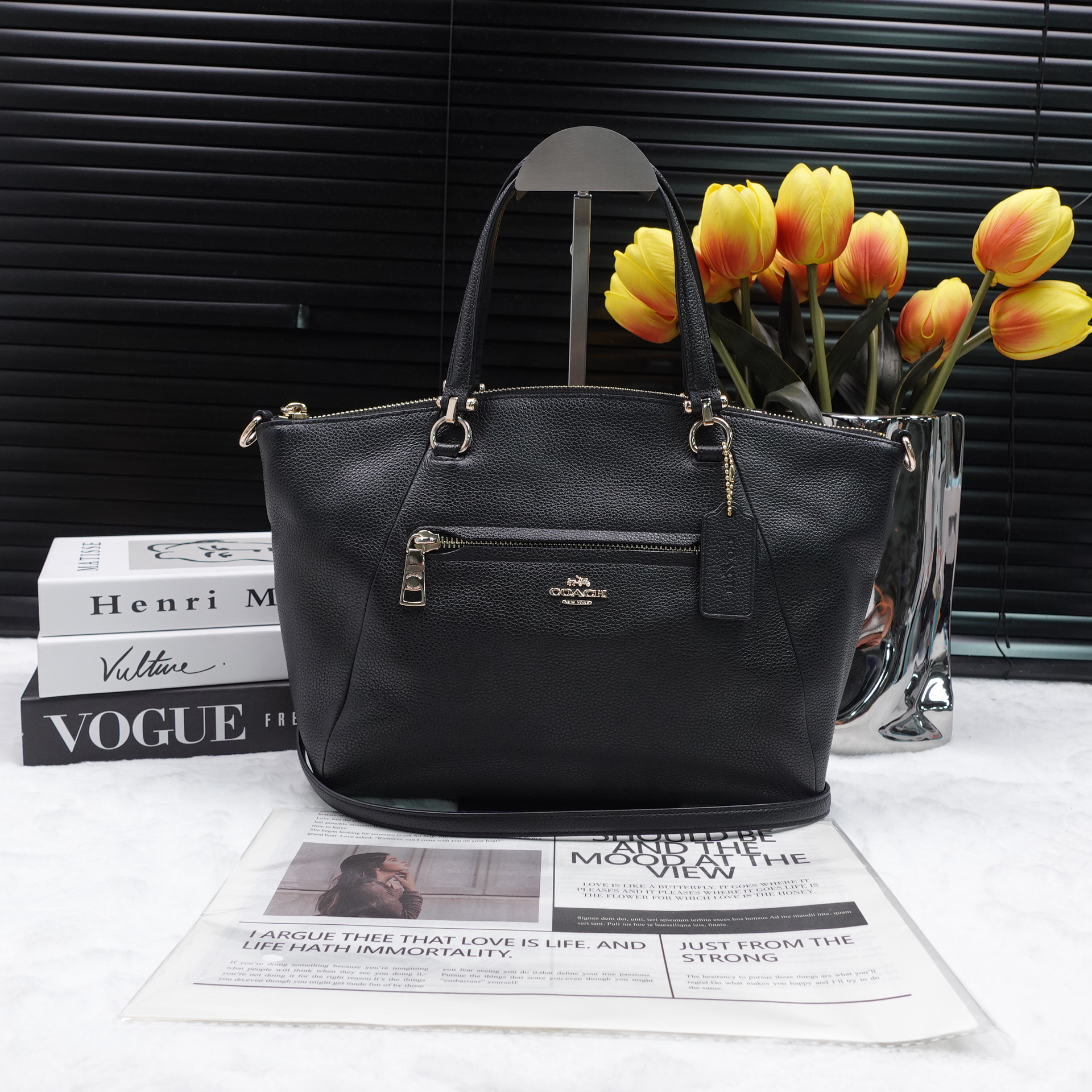 95新 COACH/蔻驰 单肩包/T10216431