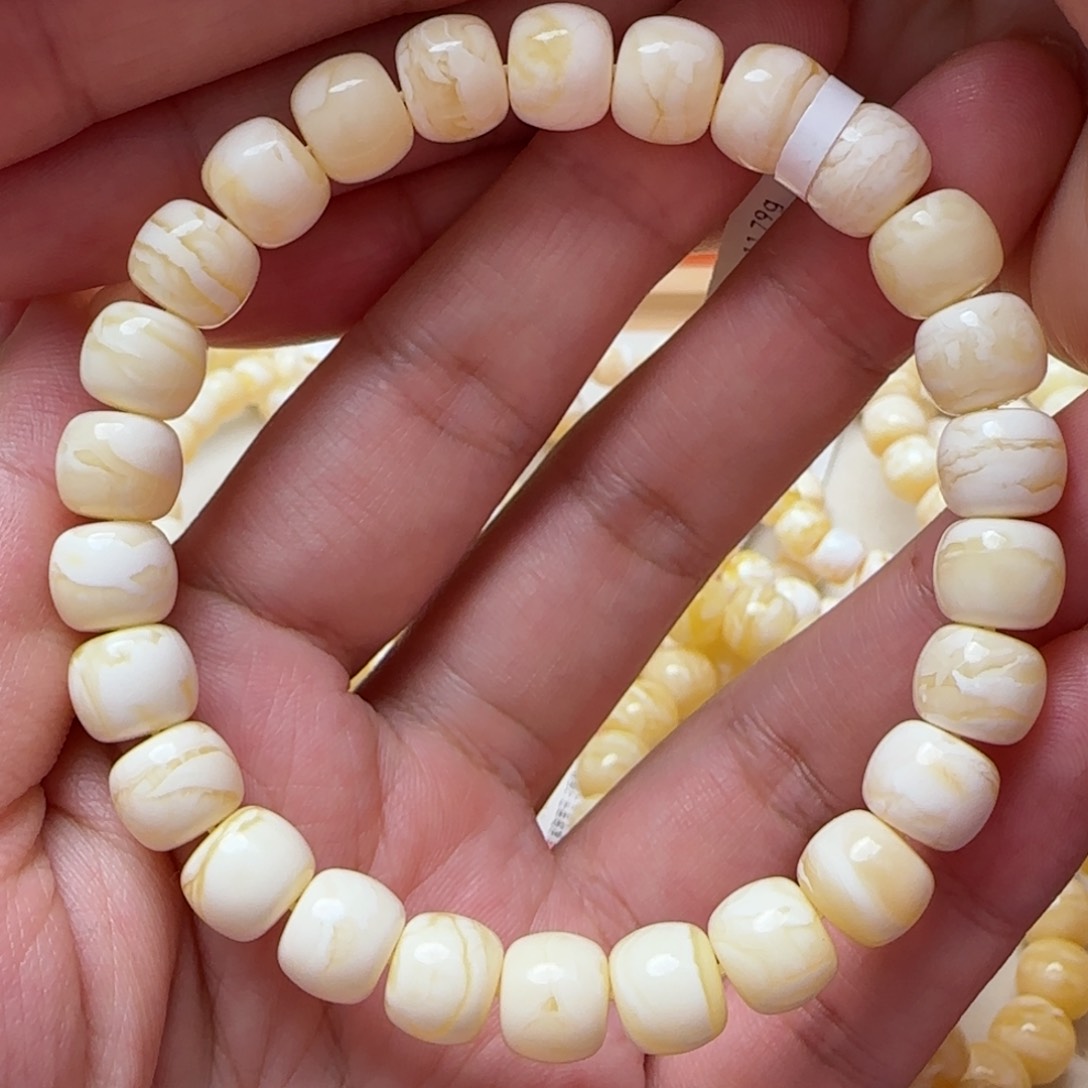 琥珀手链未镶嵌蜜蜡