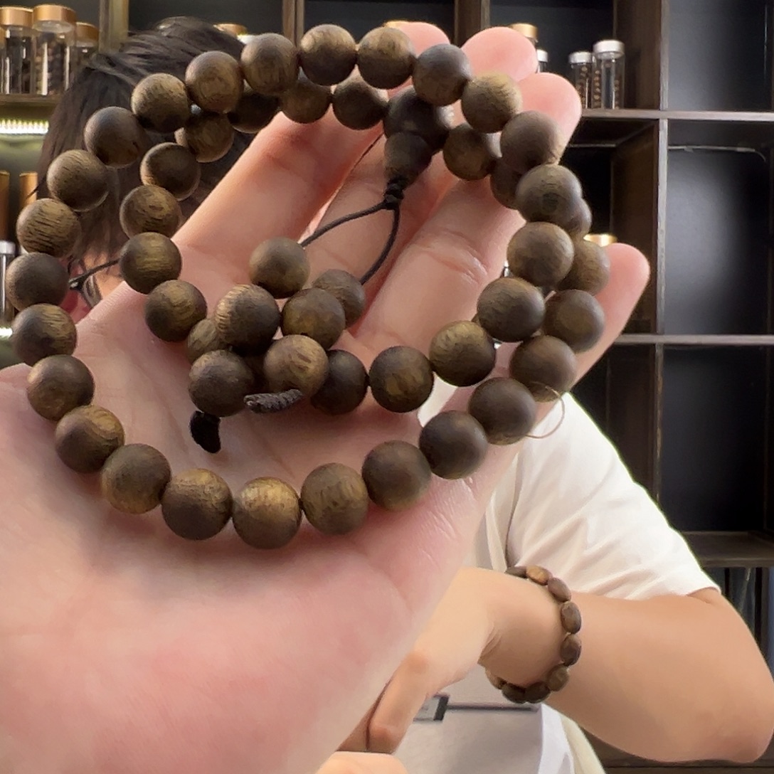 手串沉香圆珠手串9mm15g+
