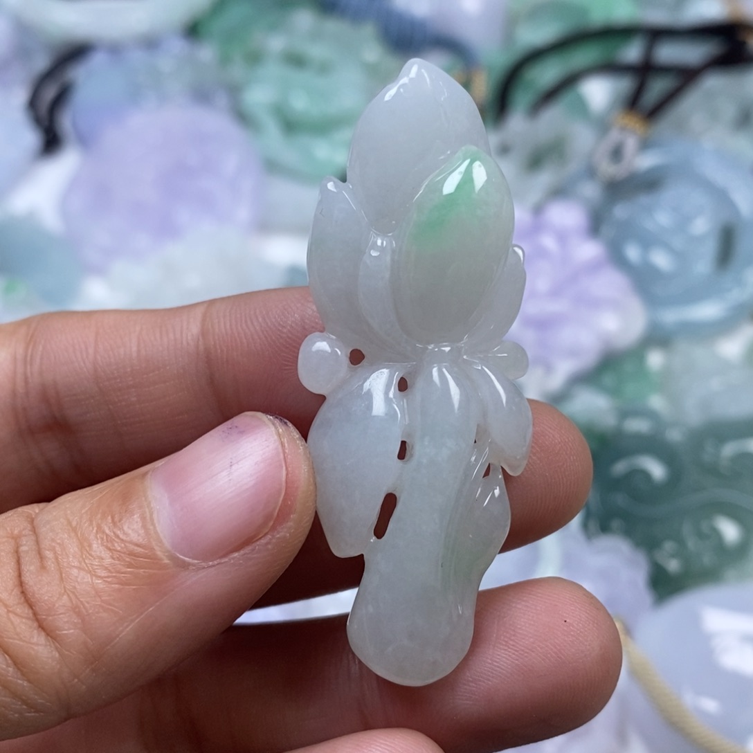 颈饰未镶嵌翡翠翡翠