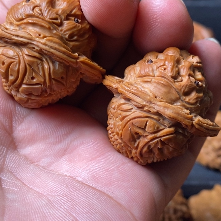 休***息把件文玩核桃金蟾