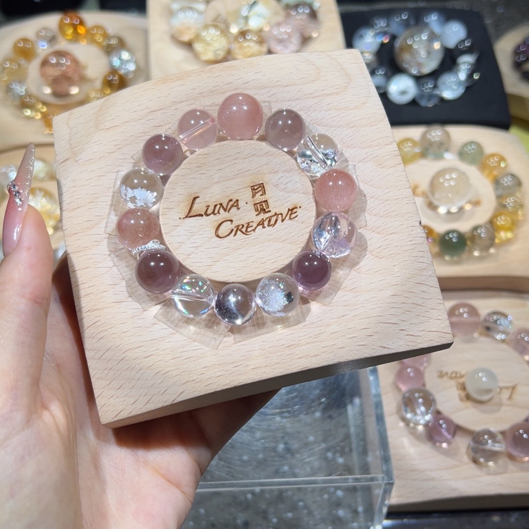 L****烟晶手链银S925镶嵌