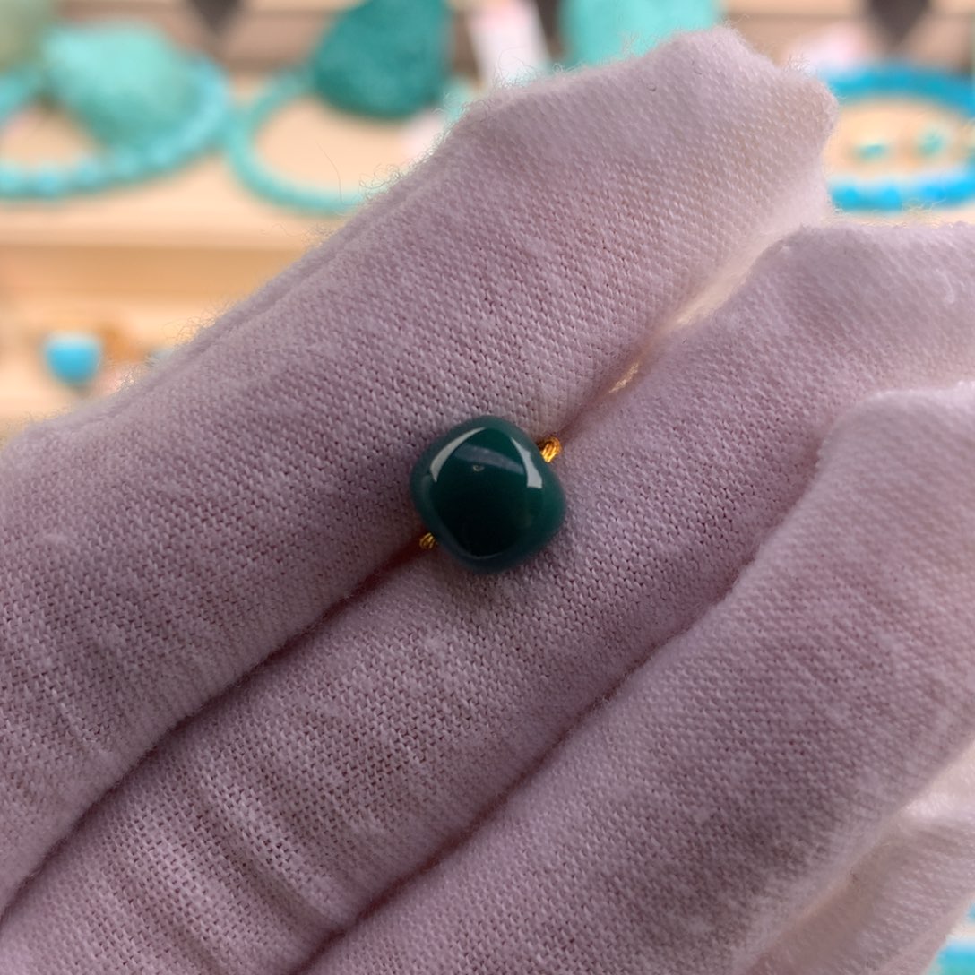 绿松石珠宝奇石未镶嵌8.2-7.3