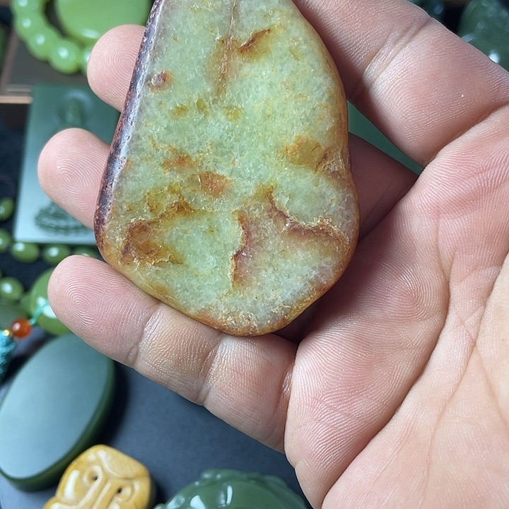 岫岩老玉（透闪石质玉）未镶嵌挂件