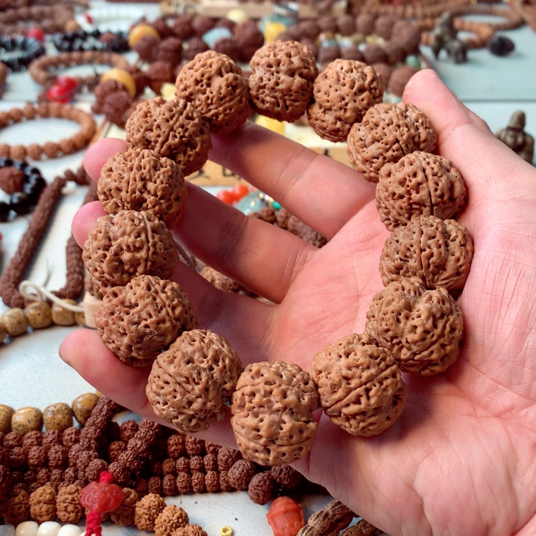 金刚菩提手串27mm粗筋大梅花头货