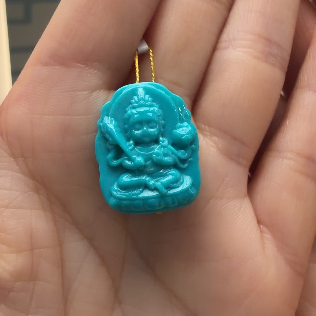 绿松石未镶嵌颈饰