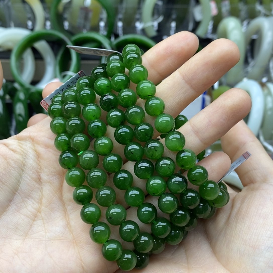 手串未镶嵌和田玉卡8多样性拍一发一